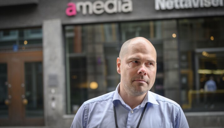Konsernsjef Anders Opdahl i Amedia.