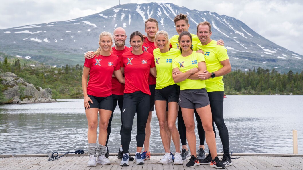 Kjente norske og svenske idrettsutøvere møtes i TV 2-programmet «Landskampen», Kjente norske og svenske idrettsutøvere møtes i TV 2-programmet «Landskampen»,