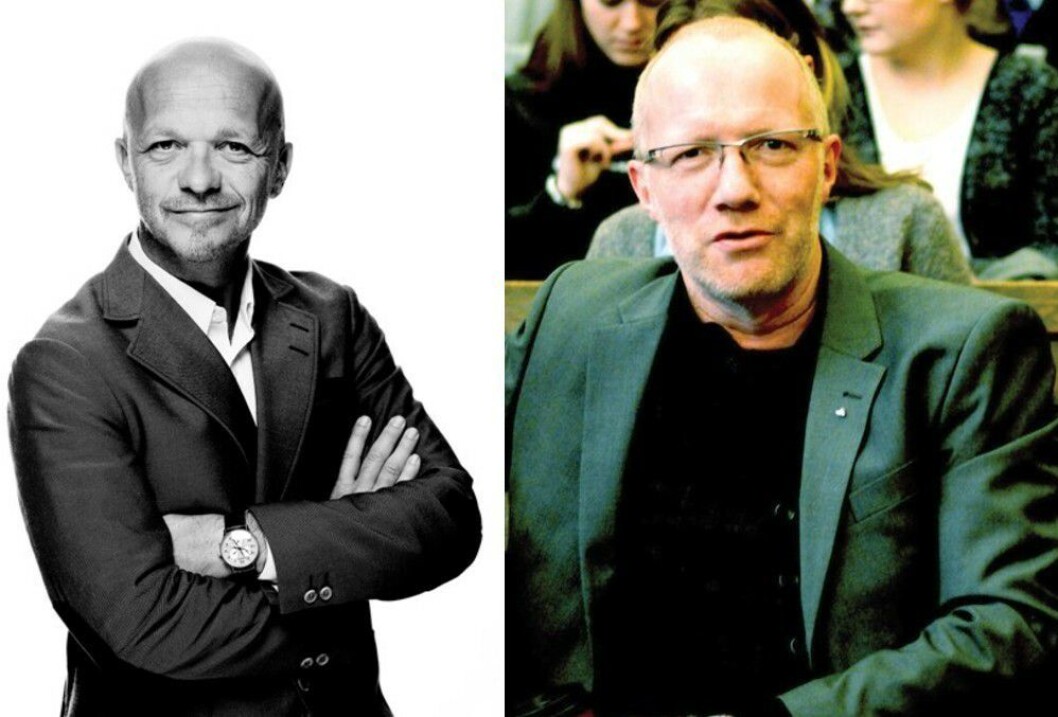 Geir Ove Harnes i GK og Arne Jensen i NR. Geir Ove Harnes i GK og Arne Jensen i NR.