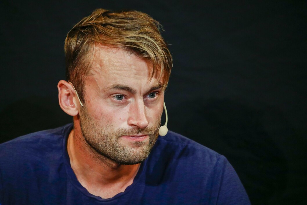 Petter Northug under pressekonferansen i Trondheim fredag ettermiddag. Petter Northug under pressekonferansen i Trondheim fredag ettermiddag.