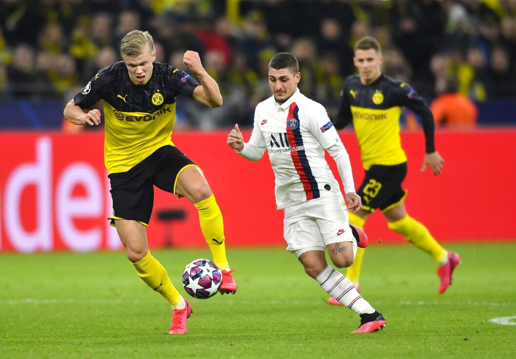 Norske Erling Erling Braut Haaland og hans Borussia Dortmund var et av lagene som ble beseiret av søndagens Champions League -finalist Paris Saint-Germain i år. Norske Erling Erling Braut Haaland og hans Borussia Dortmund var et av lagene som ble beseiret av søndagens Champions League -finalist Paris Saint-Germain i år.
