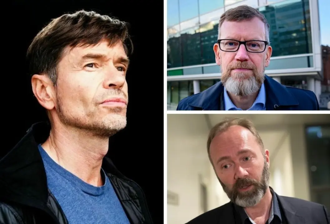 Kjetil Rolness, politisk redaktør Kjetil B. Alstadheim i Aftenposten og Trond Giske. Kjetil Rolness, politisk redaktør Kjetil B. Alstadheim i Aftenposten og Trond Giske.