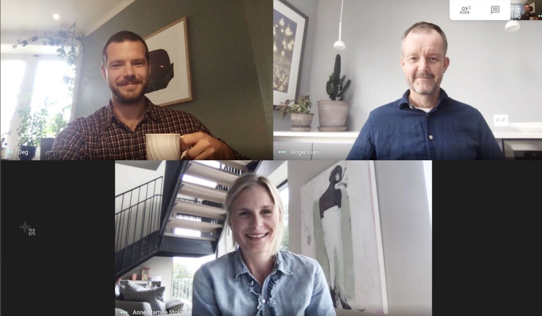 Posjektgruppen bestående av Roger Lian, Marcus Tøstie og Martine Stolp har skapt Schibsted Akademi fra hvert sitt hjemmekontor. Posjektgruppen bestående av Roger Lian, Marcus Tøstie og Martine Stolp har skapt Schibsted Akademi fra hvert sitt hjemmekontor.