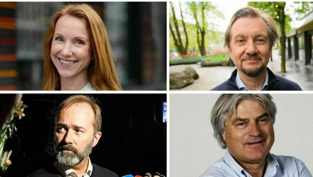 Professor Kristin Skare Orgeret , presseetiker Trygve Aas Olsen, Trond Giske og mediekritiker Gunnar Bodahl-Johansen. Professor Kristin Skare Orgeret , presseetiker Trygve Aas Olsen, Trond Giske og mediekritiker Gunnar Bodahl-Johansen.