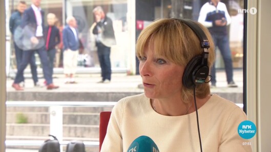 Politisk kvarter-programleder Lilla Sølhusvik. Politisk kvarter-programleder Lilla Sølhusvik.