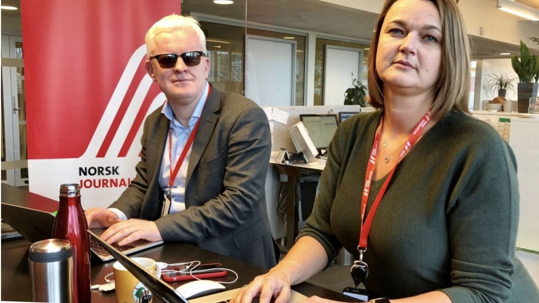NJs nestleder Dag Idar Tryggestad og NJ-leder Hege Iren Frantzen. NJs nestleder Dag Idar Tryggestad og NJ-leder Hege Iren Frantzen.