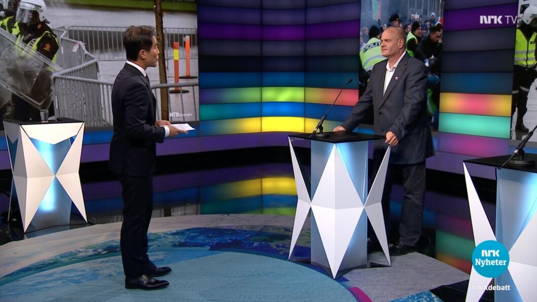 Debatten der NRK-programleder Fredrik Solvang intervjuet SIAN-leder Lars Thorsen har vært gjenstand for mye diskusjon. Nå er saken behandlet av Kringkastingsrådet. Debatten der NRK-programleder Fredrik Solvang intervjuet SIAN-leder Lars Thorsen har vært gjenstand for mye diskusjon. Nå er saken behandlet av Kringkastingsrådet.
