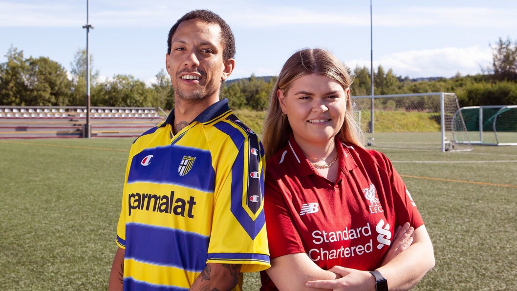 Tete Lidbom og Sofie Johansen, programledere i P3-podkasten «Heia Fotball». Tete Lidbom og Sofie Johansen, programledere i P3-podkasten «Heia Fotball».