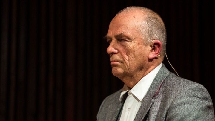 Redaktør Hans Rustad og Document.no. Her er Rustad avbildet under en debatt i regi av Oslo Journalistklubb og Oslo redaktørforening.