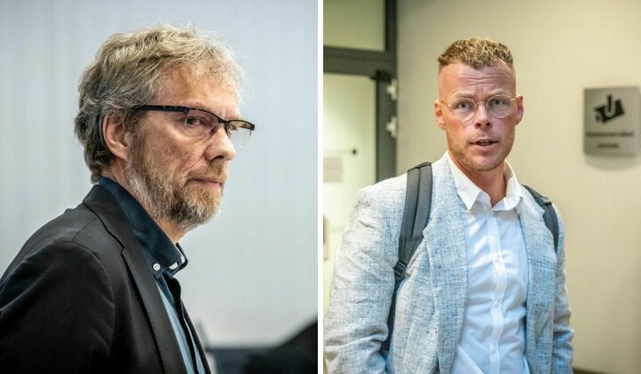 NRK-journalist Tormod Strand (til venstre) og Dagbladet-journalist Steinar Suvatne forklarte seg onsdag i retten.