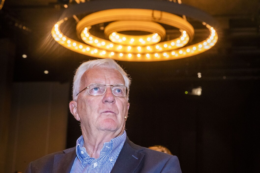 Styreleder Trygve Hegnar møtte pressen da granskningsarbeidet av Hurtigruten Cruise AS ble presentert på en pressekonferanse tidligere i høst. Styreleder Trygve Hegnar møtte pressen da granskningsarbeidet av Hurtigruten Cruise AS ble presentert på en pressekonferanse tidligere i høst.
