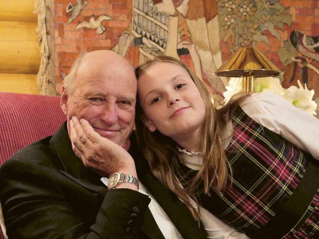 Kong Harald og prinsesse Ingrid Alexandra. Kong Harald og prinsesse Ingrid Alexandra.