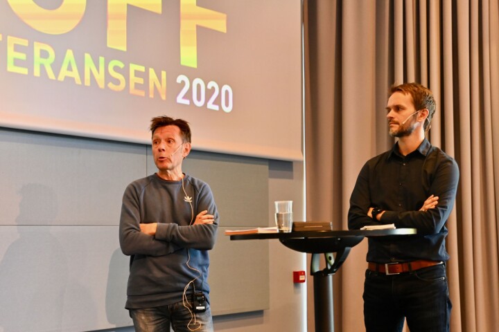 Tidligere redaktør i Tidsskrift for norsk psykologiforening Bjørnar Olsen, og redaktør for Politiforum, Erik Inderhaug.