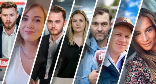 Elias (29), Maja (25), Christian (25), Marte (25), Øystein (43), Andreas (26) og Melina (26) har fått fast jobb i Dagbladet TV