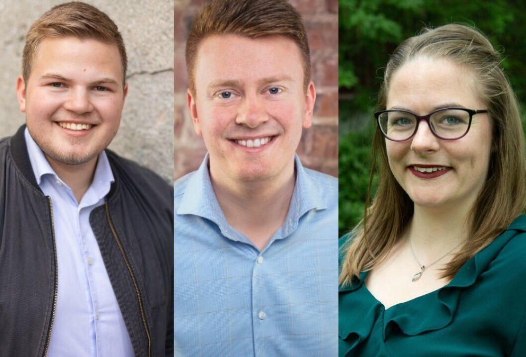 Vegard Frøseth Fenes, Erik Fløan og Maja Berg. Vegard Frøseth Fenes, Erik Fløan og Maja Berg.
