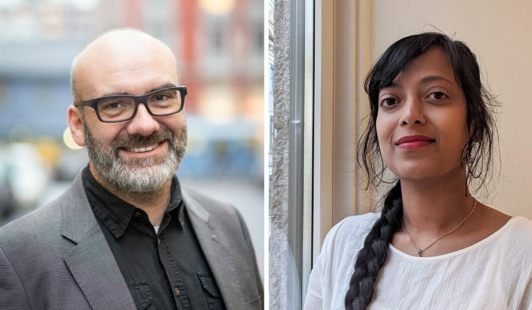 Ansvarlig redaktør i Transit magasin, Terje Karlsen, og nyansatt markedsansvarlig i Transit magasin, Chaitra Shamraya. Ansvarlig redaktør i Transit magasin, Terje Karlsen, og nyansatt markedsansvarlig i Transit magasin, Chaitra Shamraya.