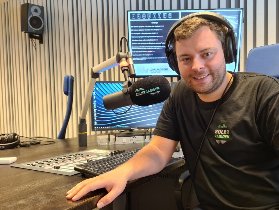 Bjørn-Martin Brandett, daglig leder i Lokalradioene i Innlandet AS, gleder seg over SolørRadioens lyttertall.