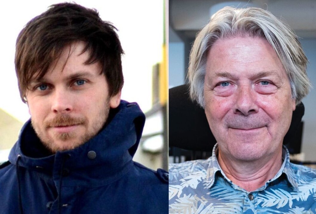 Journalist Amund Trellevik i Nordlys og Erik Stephansen, redaktør og kommentator i Nettavisen Journalist Amund Trellevik i Nordlys og Erik Stephansen, redaktør og kommentator i Nettavisen