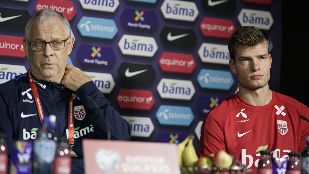 Lars Lagerbäck og Alexander Sørloth (t.h) har vært i konflikt den siste tiden. Mye av striden har utspilt seg i mediene.. Lars Lagerbäck og Alexander Sørloth (t.h) har vært i konflikt den siste tiden. Mye av striden har utspilt seg i mediene..