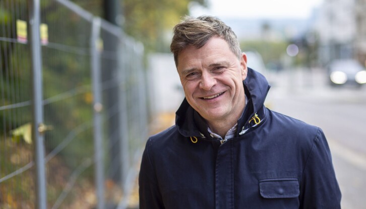 Styreleder i Shifter, Espen Egil Hansen. Her avbildet da han ble presentert som ny styreleder for gründer-avisen.