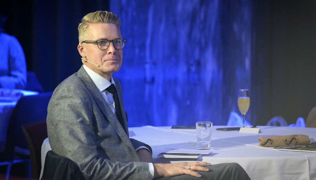 Mats Rønning avbildet under Presselosjens 100-årsjubileum. Mats Rønning avbildet under Presselosjens 100-årsjubileum.