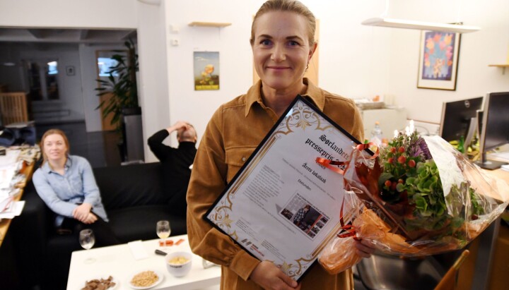 Årets lokalsak gikk til Janicke Yttervik - Grimstad Adressetidende.