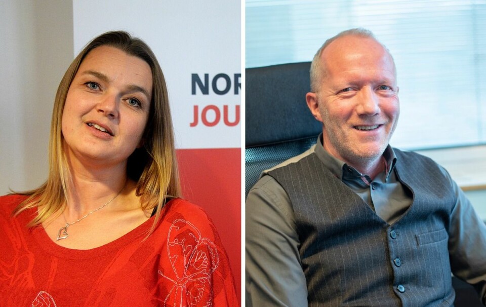Norsk Journalistlags leder Hege Iren Frantzen og generalsekretær i Norsk Redaktørforening, Arne Jensen, ønsker seg begge mer mangfold i den norske mediebransjen.