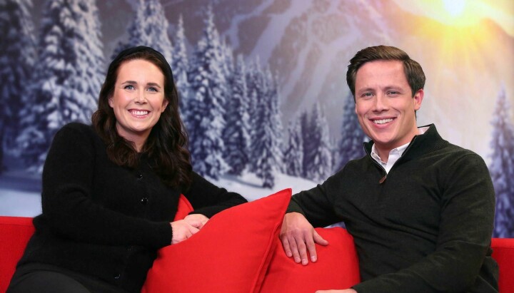 Ida Nysæter Rasch og Emil Gukil fra NRK Sport.