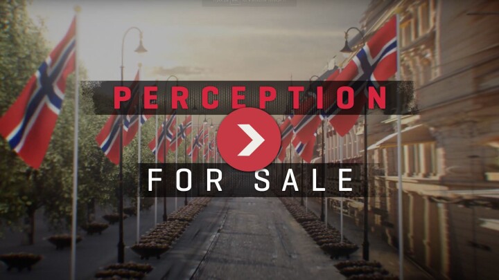 BCCs «motdokumentar» 'Perception for sale' som kom ut samtidig som NRK Brennpunkts dokumentar kom.