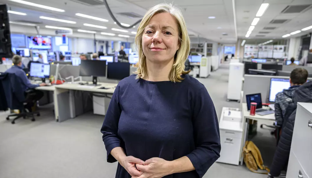 Sjefredaktør i Aftenposten, Trine Eilertsen.