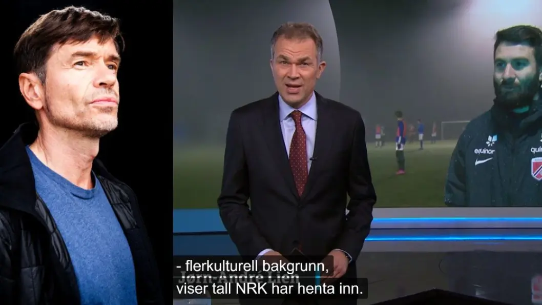 Samfunnsdebattant og sosiolog Kjetil Rolness og Dagsrevyens sending 24.11.2020. Samfunnsdebattant og sosiolog Kjetil Rolness og Dagsrevyens sending 24.11.2020.