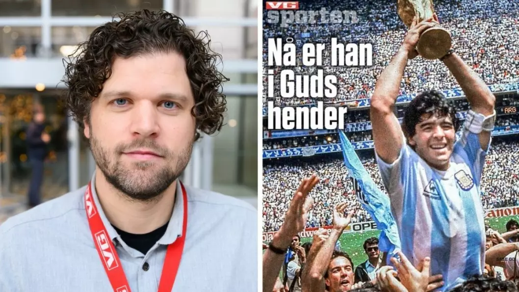 VG-sportsleder Eirik Borud er stolt av hvordan desken lagde et stort bilag om Diego Maradona, kun timer før deadline.