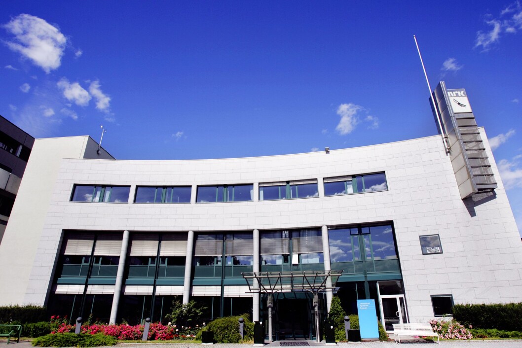 Eksteriør av TV-huset til NRK på Marienlyst i Oslo. Eksteriør av TV-huset til NRK på Marienlyst i Oslo.