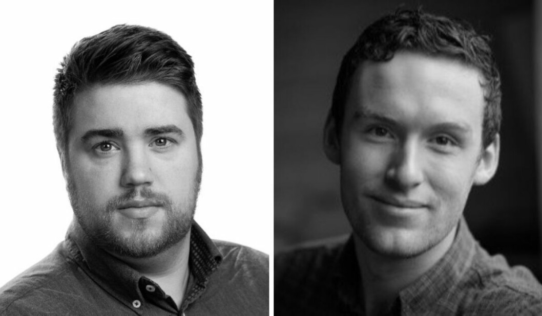 Harald Stolt-Nielsen (29) og Martin Sorge Folkvord (27) har fått fast jobb i Aftenposten. Harald Stolt-Nielsen (29) og Martin Sorge Folkvord (27) har fått fast jobb i Aftenposten.