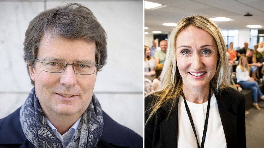 Konsernsjef Per Axel Koch i Polaris Media og sjefredaktør i Adresseavisen, Kirsti Husby. Foto: Erik Waatland/ Morten Antonsen / Adresseavisen Konsernsjef Per Axel Koch i Polaris Media og sjefredaktør i Adresseavisen, Kirsti Husby. Foto: Erik Waatland/ Morten Antonsen / Adresseavisen