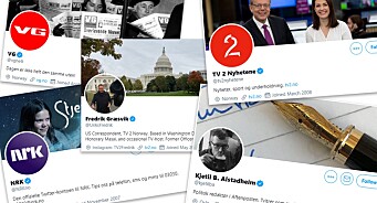 Twitter gjenopptar verifisering av journalister og nyhetsmedier