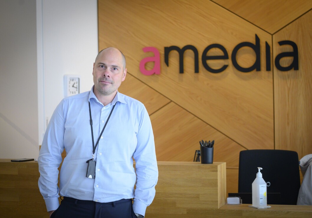 Konsernsjef Anders Opdahl i Amedia. Konsernsjef Anders Opdahl i Amedia.