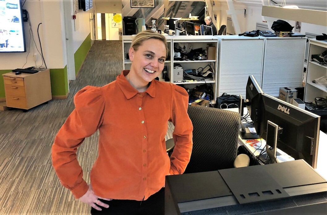 Sjefredaktør og daglig leder i Agderposten, Katrine Lia. Sjefredaktør og daglig leder i Agderposten, Katrine Lia.