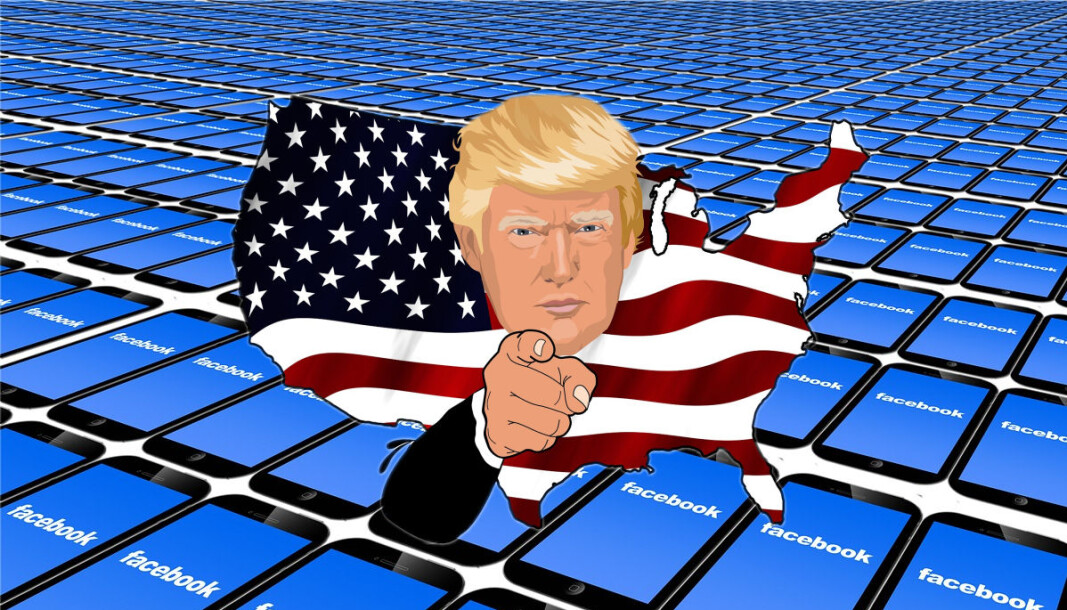 Professor Petter Bae Brandtzæg skriver om at Trump ble kastet ut av diverse sosiale medier. Professor Petter Bae Brandtzæg skriver om at Trump ble kastet ut av diverse sosiale medier.