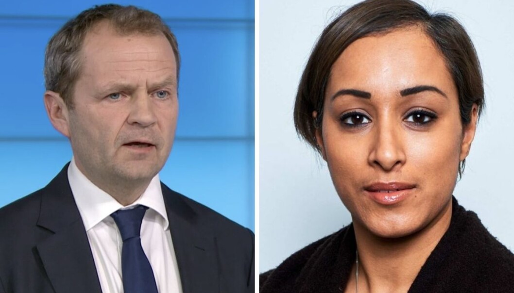 Knut Magnus Berge (til venstre) svarer på kritikken fra Sofia Rana. Knut Magnus Berge (til venstre) svarer på kritikken fra Sofia Rana.