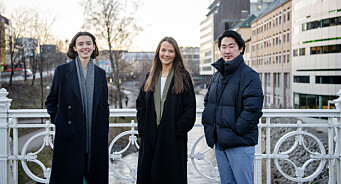 Leila Feratovic (28), Emilie Louise Solberg (27) og Jonas Solgård (26) har fått jobb i Dagens Næringsliv