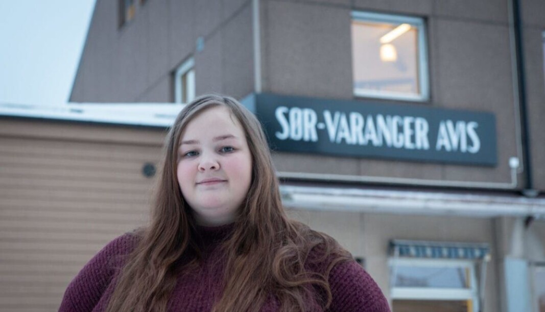 Silje Ingebrigtsen hadde sin første dag hos Sør-Varanger Avis fredag. Silje Ingebrigtsen hadde sin første dag hos Sør-Varanger Avis fredag.