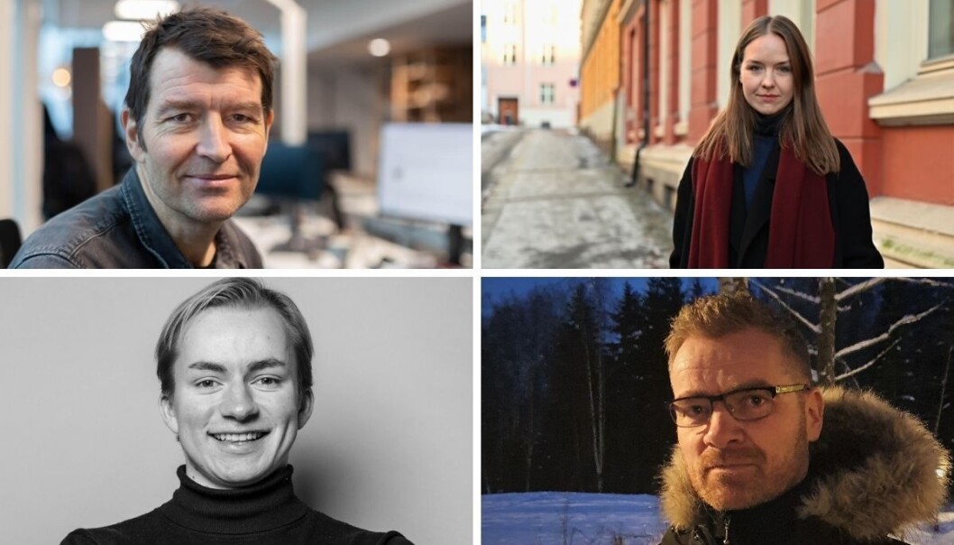 Jørgen Hyvang, Nicole Myhrer, Viljam Brodahl og Stig Kolstad. Jørgen Hyvang, Nicole Myhrer, Viljam Brodahl og Stig Kolstad.