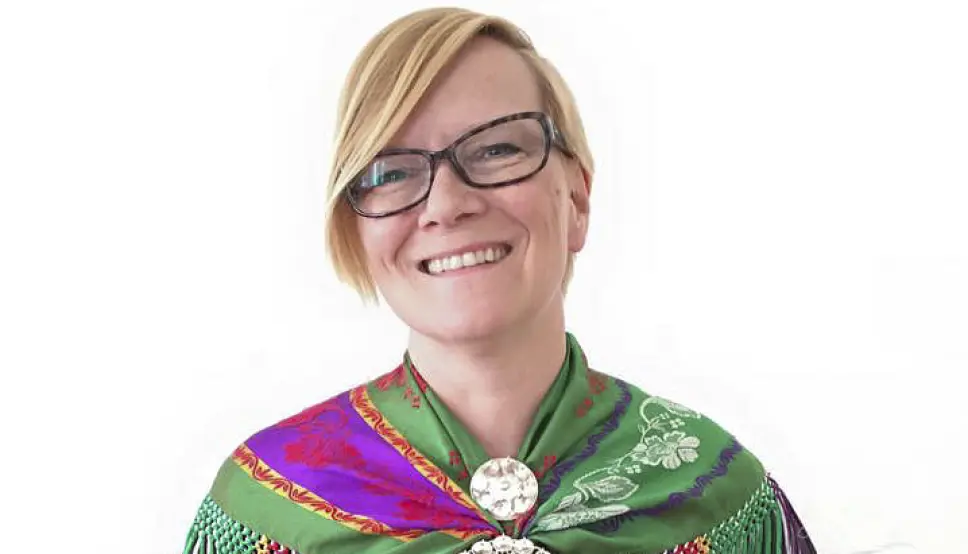 Mona Alette Solbakk, avtroppende direktør i NRK Sápmi. Mona Alette Solbakk, avtroppende direktør i NRK Sápmi.