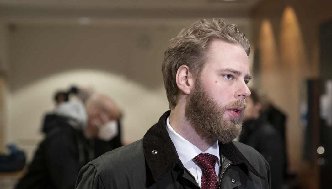 Journalisten Henrik Evertssons møtte i Göteborgs tingsrätt mandag Journalisten Henrik Evertssons møtte i Göteborgs tingsrätt mandag