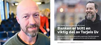 NRK-programleder dukket opp i bank-reklame: – Skvatt skikkelig