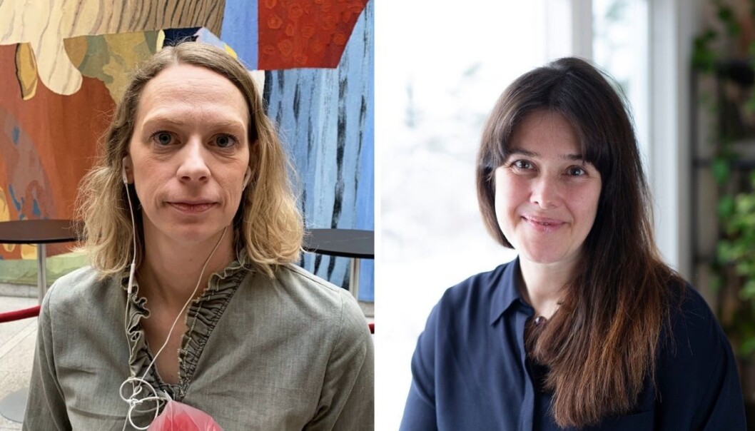 Arnhild Aass Kristiansen og Birgitte Iversen. Arnhild Aass Kristiansen og Birgitte Iversen.