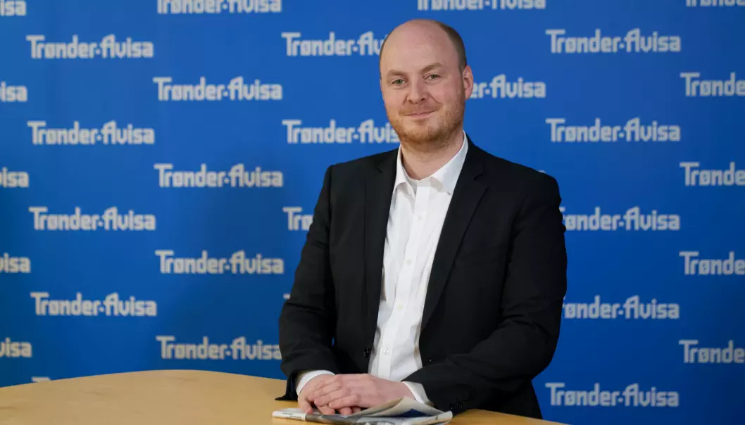 Trønder-Avisas nye sjef, Sivert Rossing.