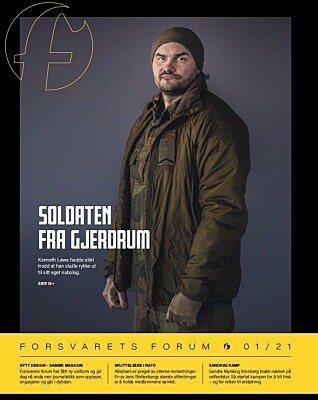 Slik ser magasinet «F» ut etter redesigningen. Slik ser magasinet «F» ut etter redesigningen.