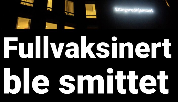 Fronten av vaksine-saken til Dagbladet.